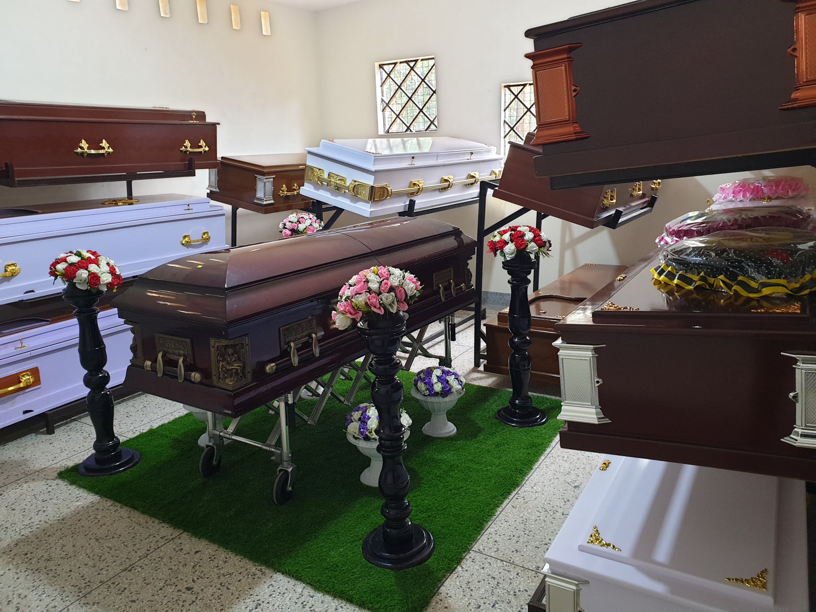 Funeral coffins and products